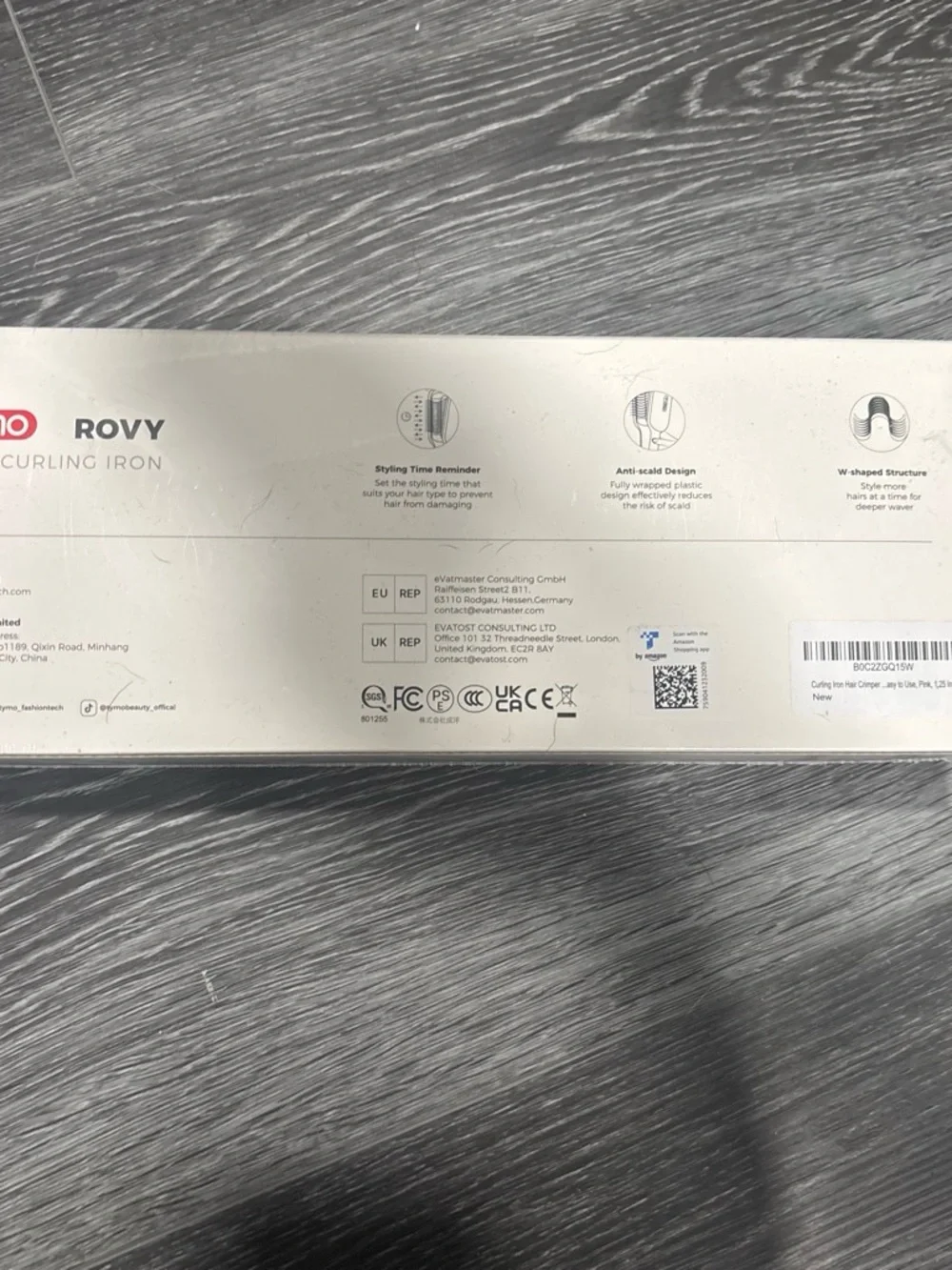 Rovy Wave Curling Iron - Pink